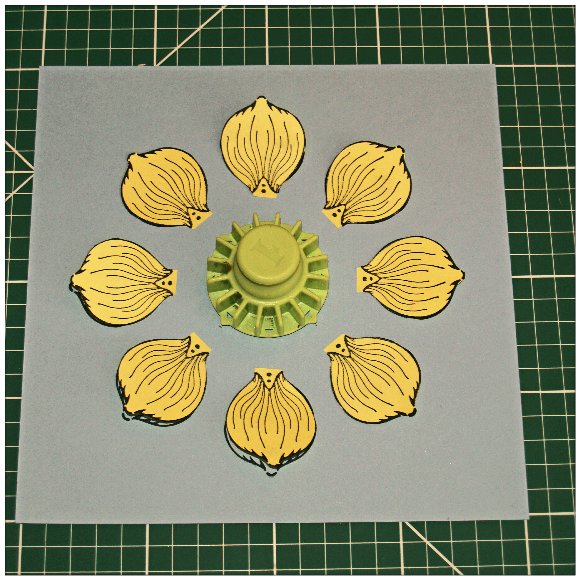 Inkadinkado Stamping Gear Step by Step Techniques - Masking - Step 4