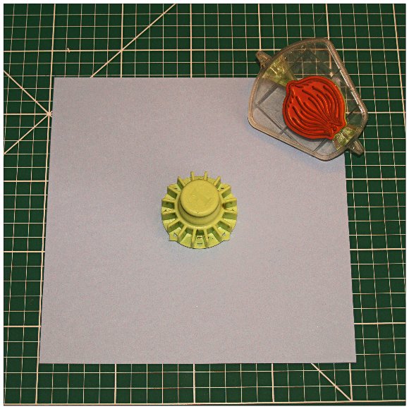 Inkadinkado Stamping Gear Step by Step Techniques - Masking - Steps 1 and 2