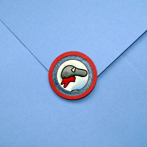 Zombie Greeting Card Envelope Box Detail