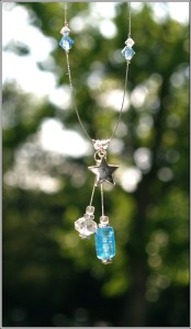 Handmade Crystal Necklace - Finished Piece