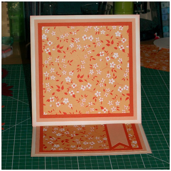 Making A Floral Easel Card With The Cricut Mini - Matting and Layering