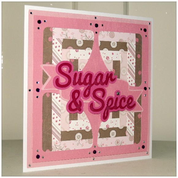 Sugar and Spice Card - Finished Card