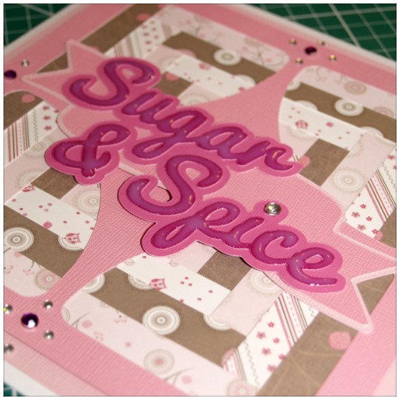 Sugar and Spice Card - Glossy Accent Detail