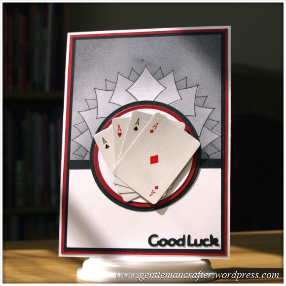 Good Luck Card - Made With The Inkadinkado Stamping Gear System