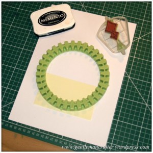 Good Luck Card - Stamping and Ink Blending Step - 1