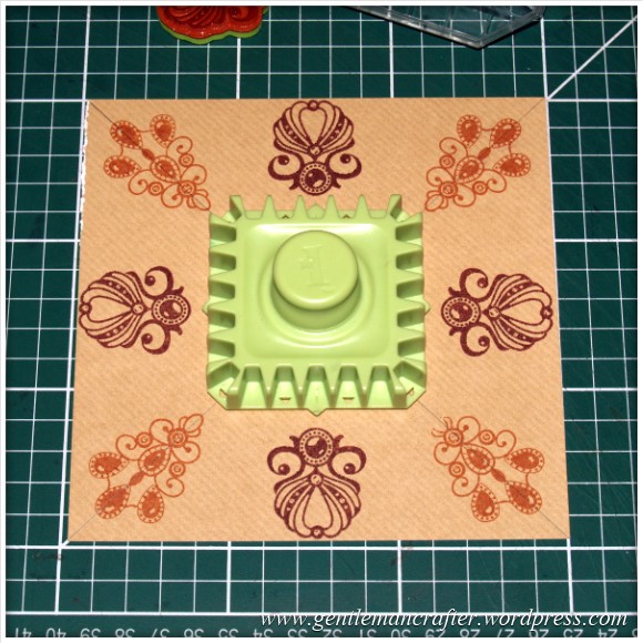 Inkadinkado Stamping Gear - Working With Squares and Rectangles - Straight Aligned - Stage 3