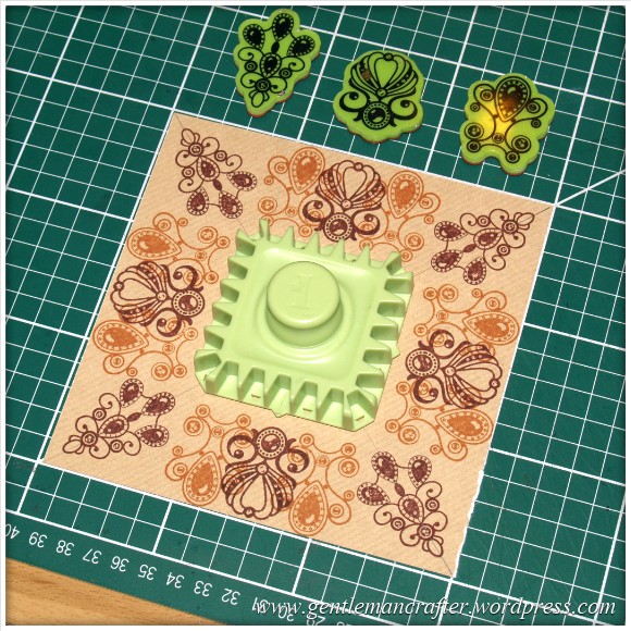 Inkadinkado Stamping Gear - Working With Squares and Rectangles - Straight Aligned - Stage 4