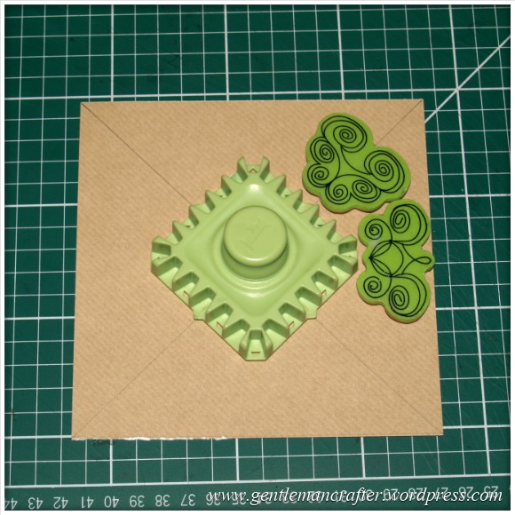 Inkadinkado Stamping Gear - Working With Squares and Rectangles - Twisted - Stage 1