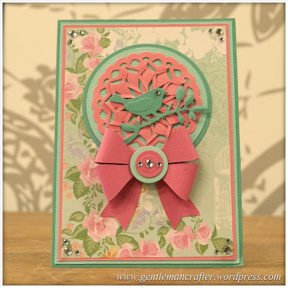 Spellbinders Show Sample Close Up 5 - Whirl About Cut, Tuck and Fold Die Set 2