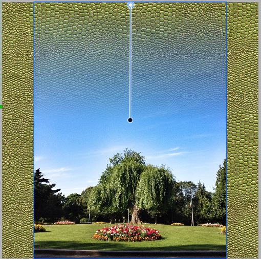 Blending Photos Into A Background In Serif Craft Artist - Applying The Transparency Tool