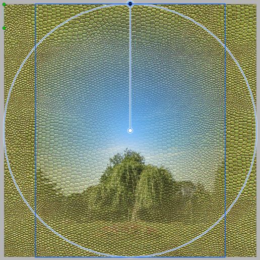 Blending Photos Into A Background In Serif Craft Artist - Radial Transparency Tool