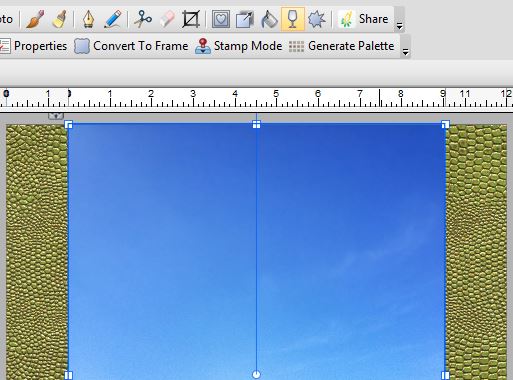 Blending Photos Into A Background In Serif Craft Artist - Transparency Tool