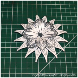 Making Dimensional Flowers with Inkadinkado Stamping Gear - Finished Flower - 7