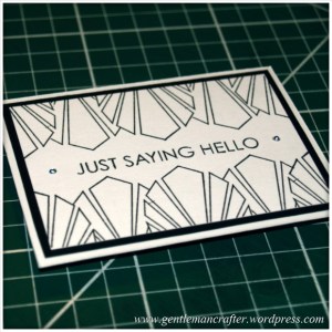 Mini Makes with Inkadinkado Stamping Gear - Finished Project - 1