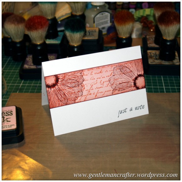 Simple Single Layer Stamping with Inkadinkado Stamping Gear – GENTLEMAN ...