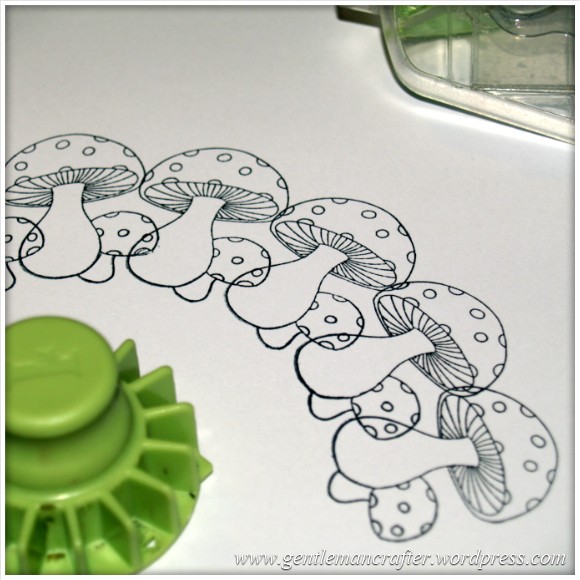 Using Unmounted Stamps With The Inkadinkado Stamping Gear - Test Stamp Result