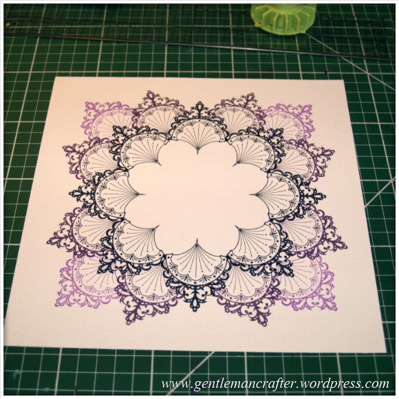 Inkadinka-Doily Card - An Inkadinkado Card - Final Stamped Design 2