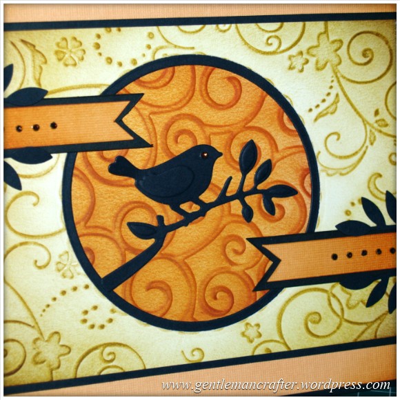 Using Embossing Folders - Bird On A Branch - 3