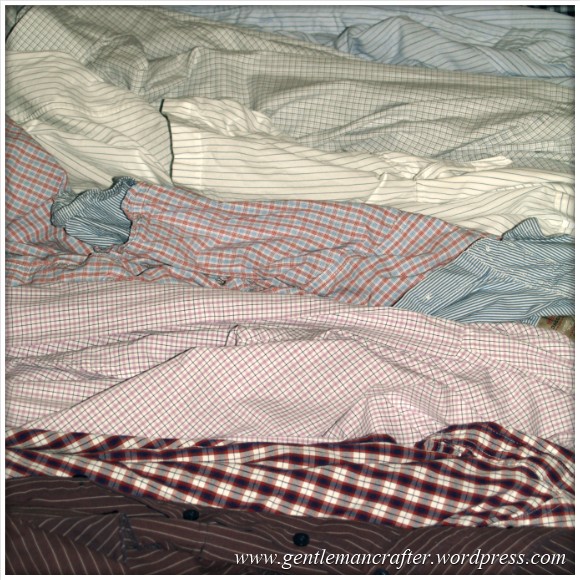 Winter Projects - Shirt Quilt Material