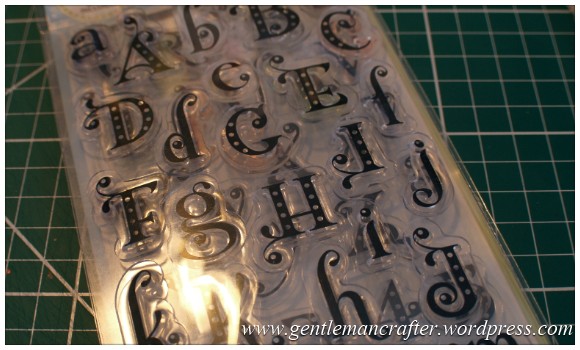 A Reason To Celebrate - A Card Using Inkadinkado Gemstone Alphabet Stamps - The Tools (1)