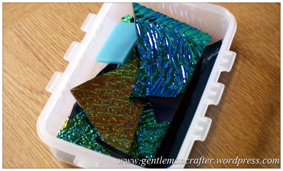 Making Microwave Fused Glass Cabochons - The Glass - Dichroic