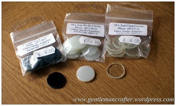 Making Microwave Fused Glass Cabochons - The Glass - Pre-Cut Blanks