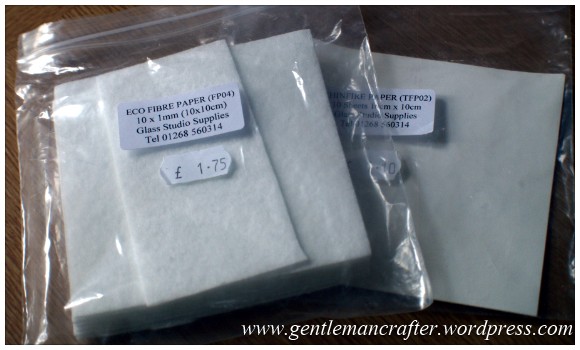 Making Microwave Fused Glass Cabochons - Tools - Fusing Papers