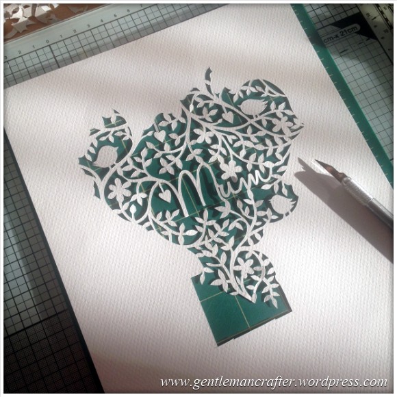 Mothers Day Paper Cutting Project 4
