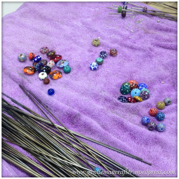 Glass Bead Making With Helen Chalmers - Cleaning The Beads