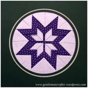 Fabric Friday - Practice Prairie Point Project - Finished Prairie Point Medallion - 1