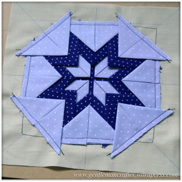 Fabric Friday - Practice Prairie Point Project - Making A Prairie Point Medallion - Step 8