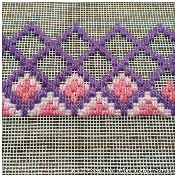 Fabric Friday - Bargello and Florentine Embroidery - Diamond