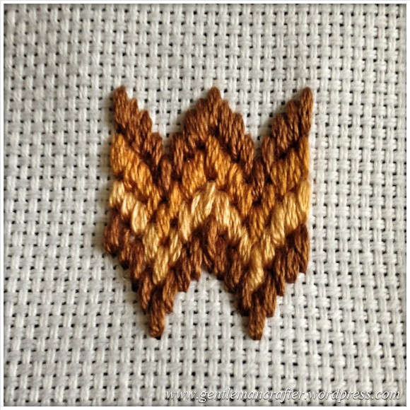 Fabric Friday - Bargello and Florentine Embroidery - Swags 2