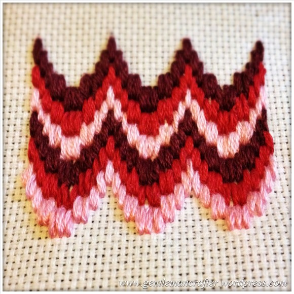 Fabric Friday - Bargello and Florentine Embroidery - Swags