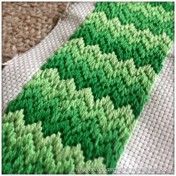 Fabric Friday - Bargello and Florentine Embroidery - Zig Zag