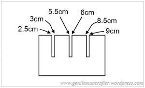 Monday Mash Up - DIY Tim Holtz Distress Inpad Storage - Strut Measurements