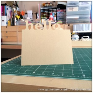 Scan It Saturday - Brother Scan N Cut - Half Cut Technique - Word Example 1