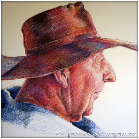 Worldwide Wednesday - David Newman-White - ‘Max’ Pastel pencil drawing on Stonehenge paper