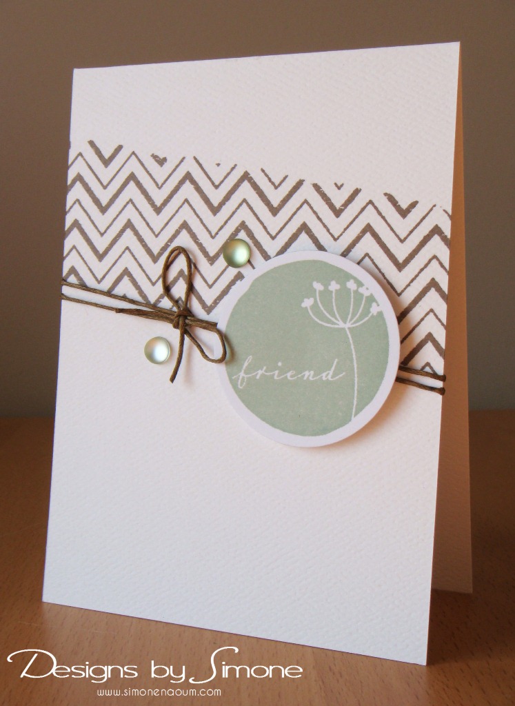 Worldwide Wednesday - Simone Naoum - Friend Card