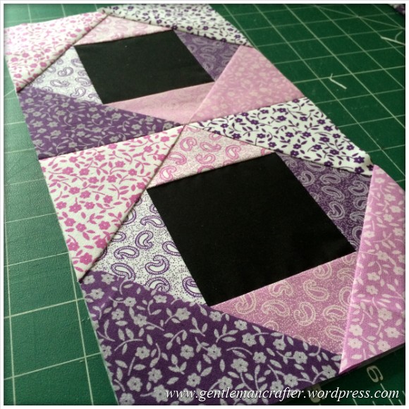 Fabric Friday - Foundation Paper Piecing Playtime - 11 Joining The Blocks