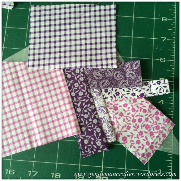 Fabric Friday - Foundation Paper Piecing Playtime - 18 Penultimate Step