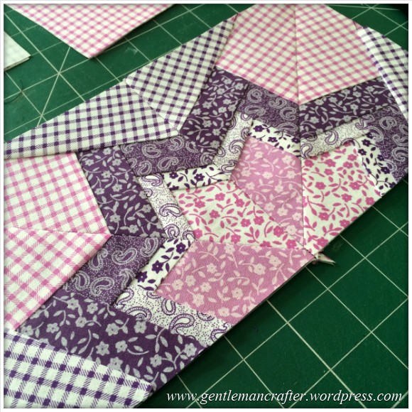 Fabric Friday - Foundation Paper Piecing Playtime - 22 Two Blocks Together