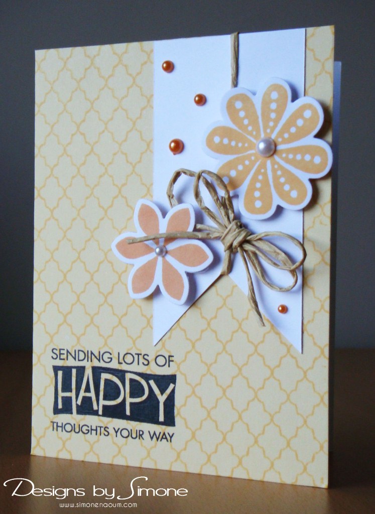 Worldwide Wednesday - Simone Naoum - Happy Thoughts Card