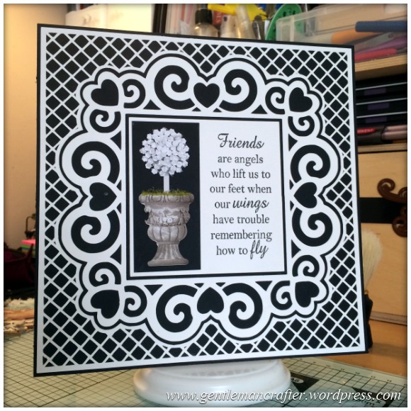 Scan It Saturday - Love Heart Swirly Frame Cutting File For The Brother Scan N Cut - Finished Card 2