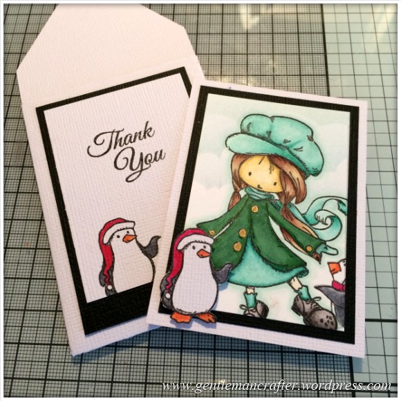 Stamp It Sunday - A Christmas Themed Artist Trading Card With Tiddly Inks Stamps - 15