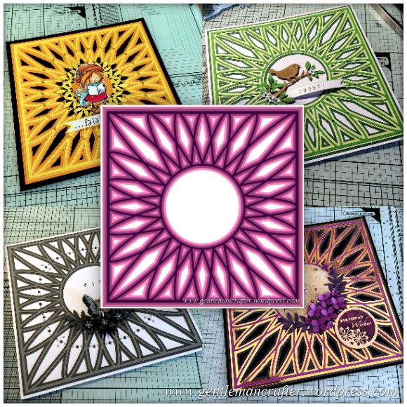 SVG Saturday - Diamond Circle Mandala Style Card Front Cutting File - Featured Image