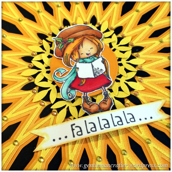 SVG Saturday - Diamond Circle Mandala Style Card Front Cutting File - Finished Card 8