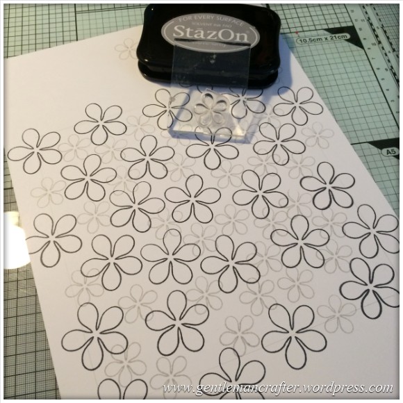 Dreamees Essential Flowers Stamp Set - Thinking Of You - Stamp It Sunday - 3
