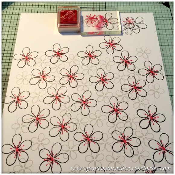 Dreamees Essential Flowers Stamp Set - Thinking Of You - Stamp It Sunday - 4