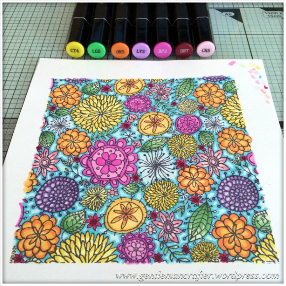 A Blossoming Birthday Card - 3